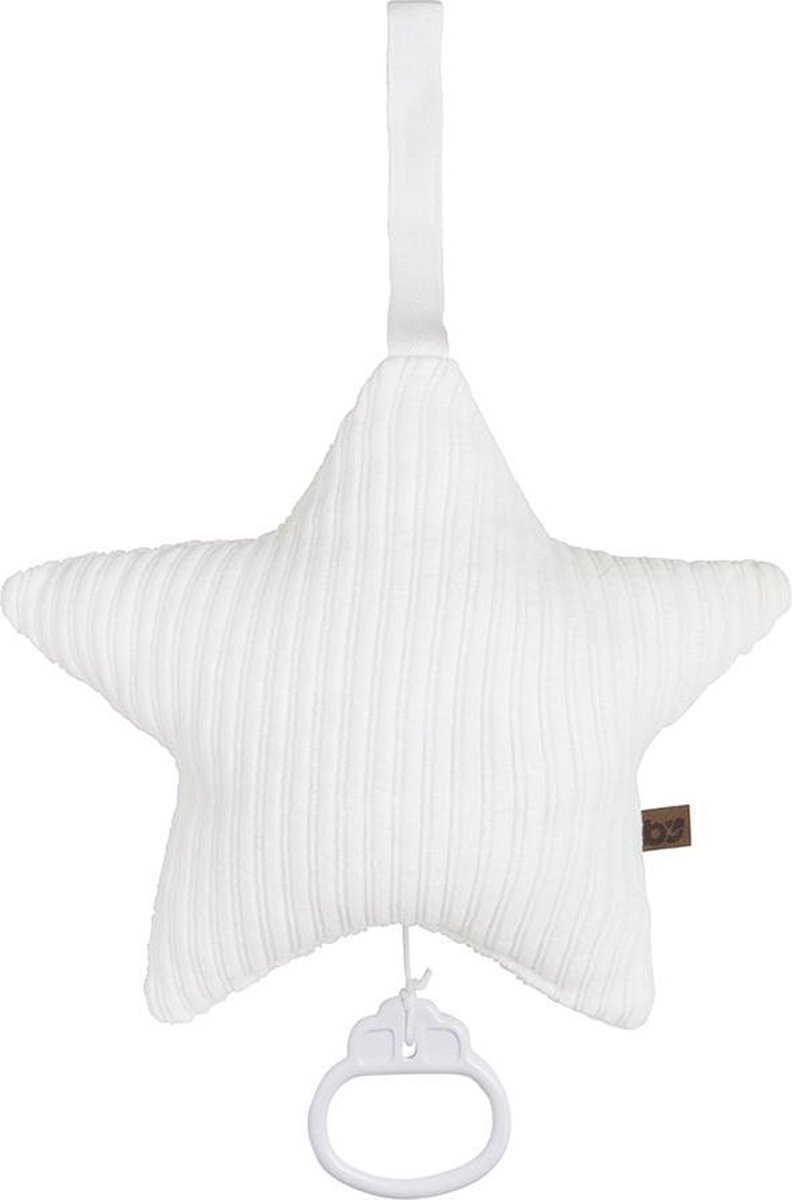 Babys Only Muziekdoos Ster Sense - Wit - 22x21 cm